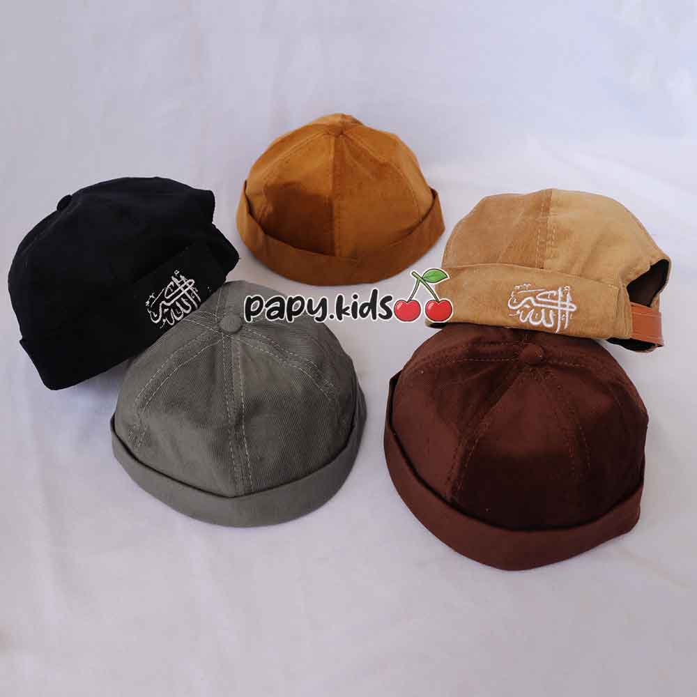 Miki Hat Kaligrafi Corduroy Premium LMH1 / Peci Uas / Peci Miki hat