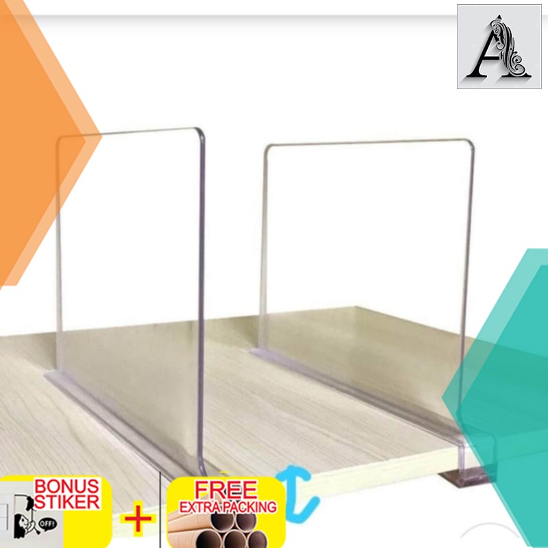 

Grosir Akrilik pembatas meja kantor/ partisi meja 60x50cm (type A)