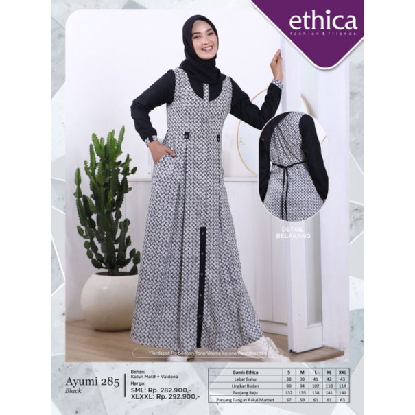 GAMIS ETHICA AYUMI 285 BLACK Ayumi 285 NAVY