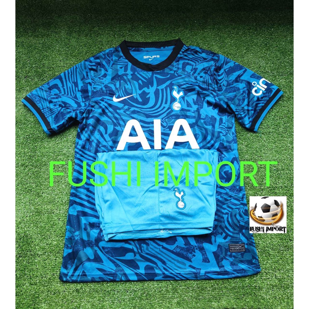 Setelan Jersey Baju Bola Spurss 3rd Third 2022 2023 ( Fullset Satu Set ) Grade Ori