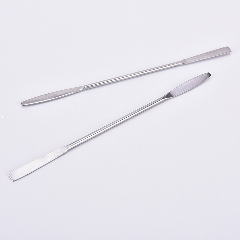 1pc Palet + Spatula Stainless Steel Untuk Nail Art