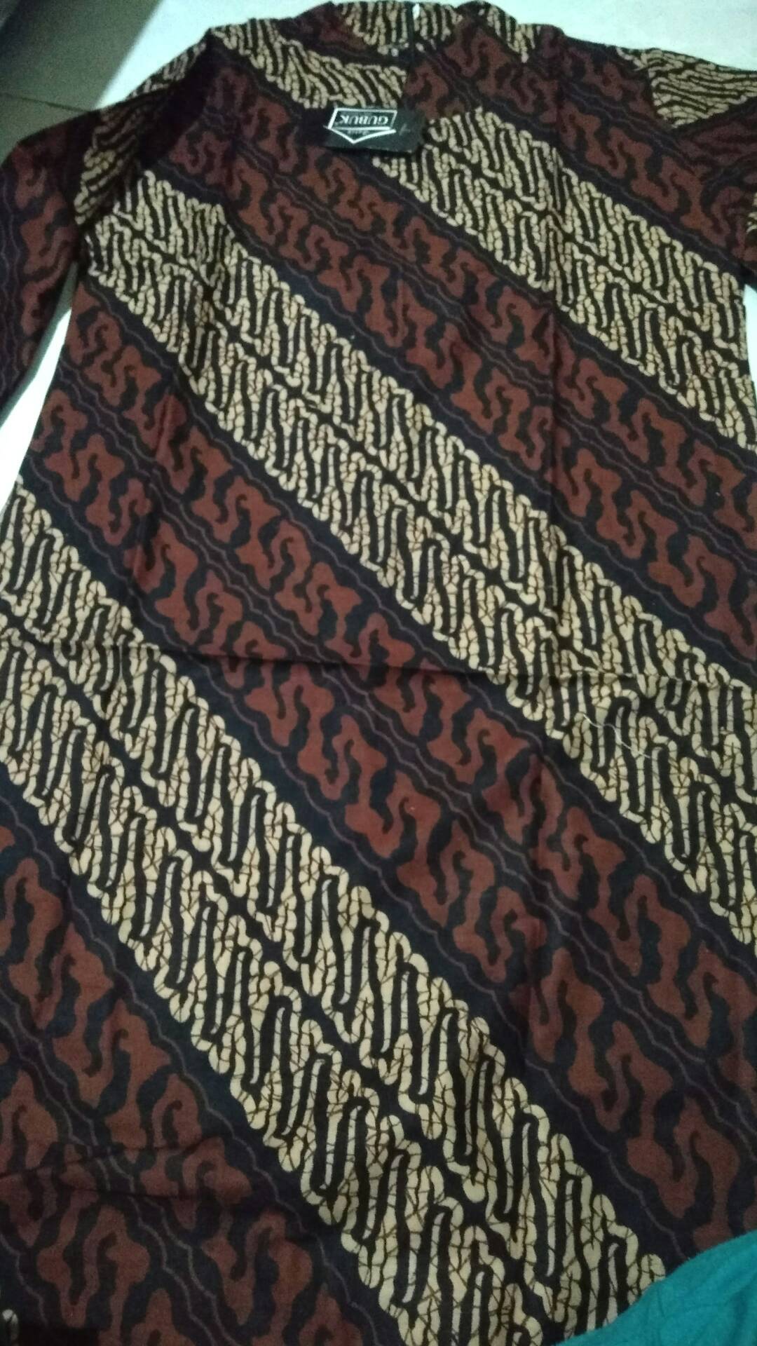 M-l-xl-xxl Batik Tunik Wanita Asj Sa Hrb026 Kenongo Pekalongan Sogan Tulis