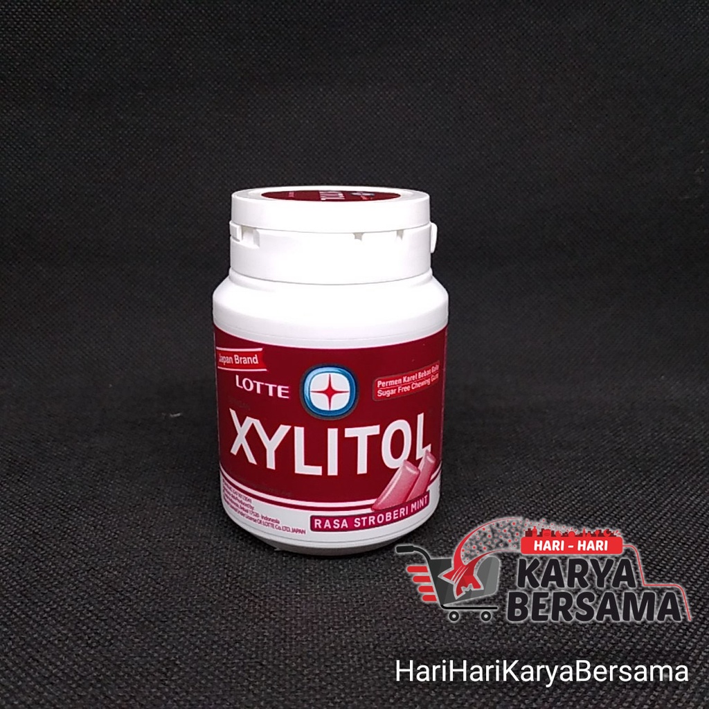 

LOTTE XYLITOL RASA STRAWBERRY MINT 58GR