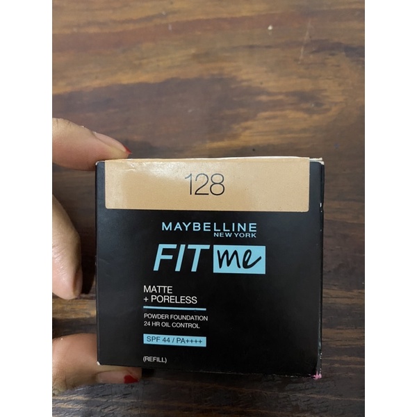 preloved maybelline fit me 24hr powder foundation refill