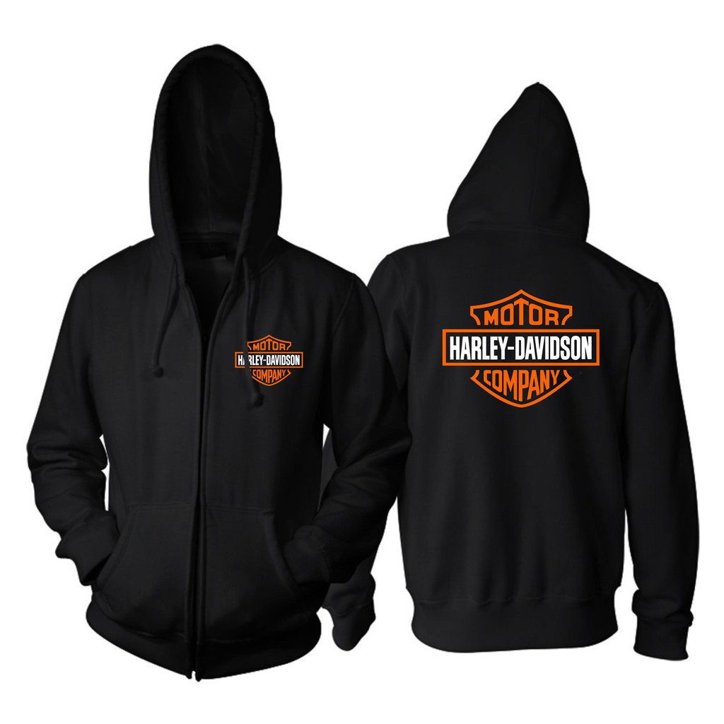 Jaket Zipper Motor Harley Davidson Big Size Jumbo