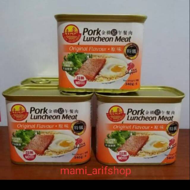 

Pork lunchean meat non MSG 340 gr/maling SINGAPORE