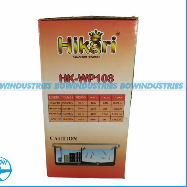 Pompa Air Celup Kolam Ikan Aquarium Hikari WP 103 28 Watt 2 Meter