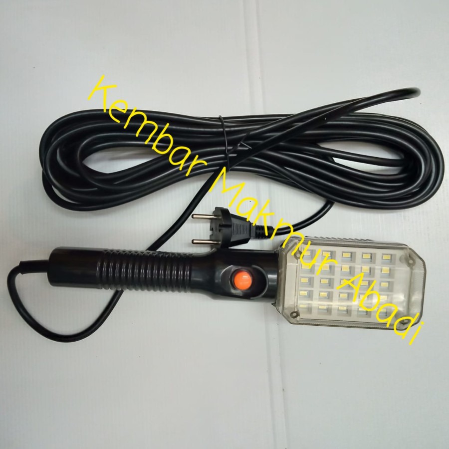 LAMPU KERJA GANTUNG/WORK LIGHT LED 220VAc 10 METER/ LAMPU GANTUNG LED/LAMPU LED 10METER 220VAC