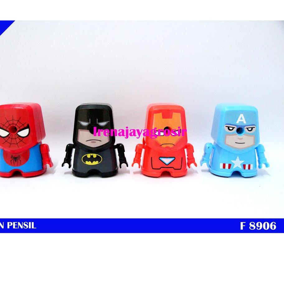 

Miliki - IRENAJAYAGROSIR - RAUTAN PENSIL / SERUTAN PENSIL ANAK lucu bentuk super hero