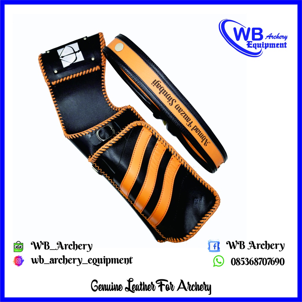 WB Field Quiver Leather / Quiver Kulit Asli