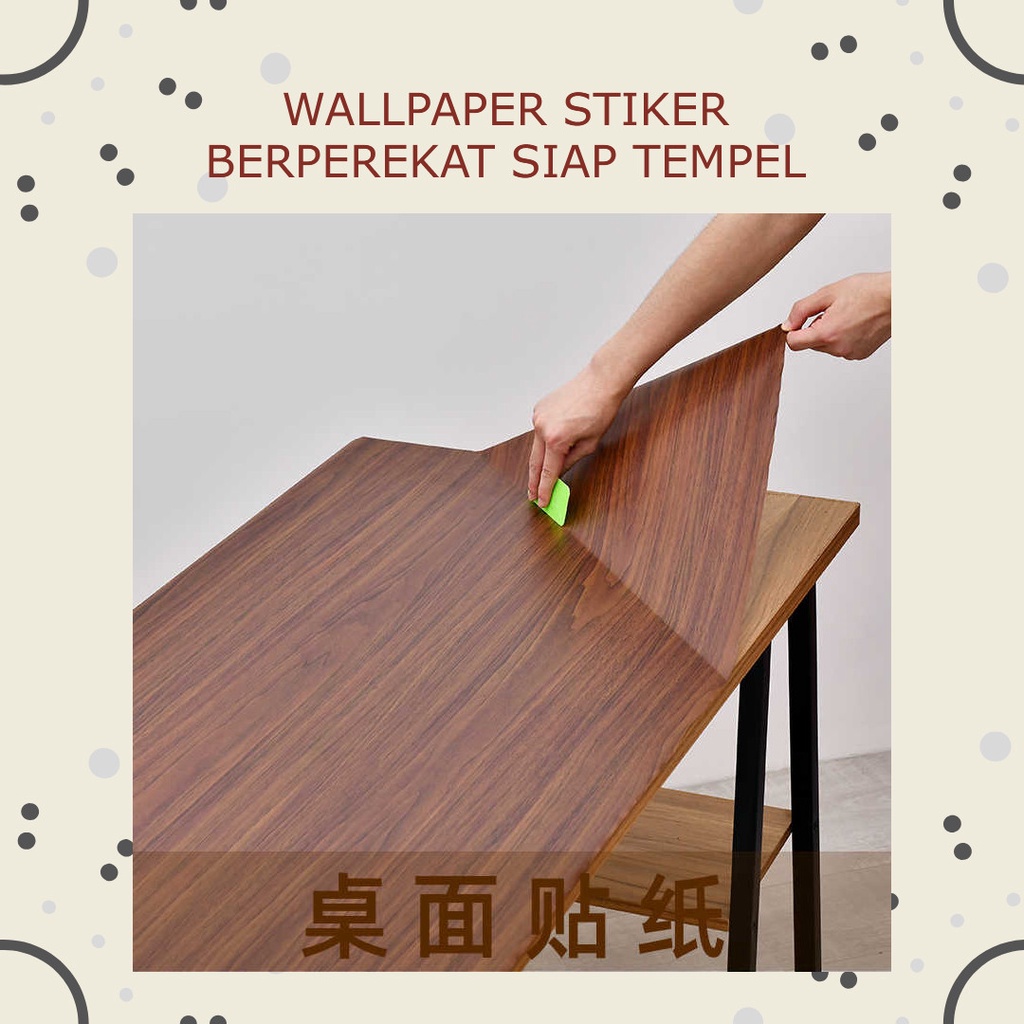 [READY SEMARANG BISA COD] WALLPAPER STIKER WALLPAPER DINDING PANJANG 10 METER MOTIF SERAT TRIPLEK KA