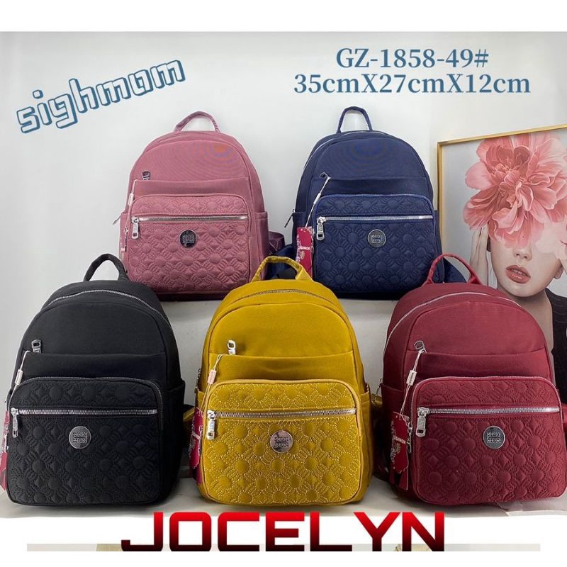 TAS RANSEL WANITA NEW SIGHMON IMPORT KODE.GZ.1858-49#ORI