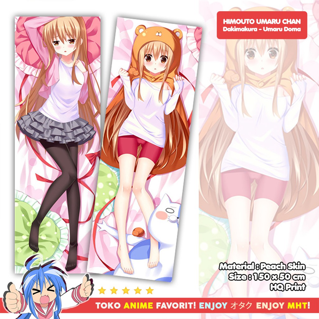 Sarung Bantal Anime Dakimakura Himouto Umaru-chan : Umaru Doma