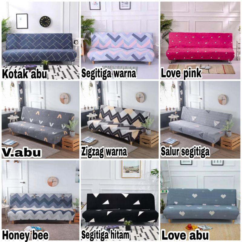 Sarung PENUTUP sofa bed/COVER sofa bed elastic STRETCH