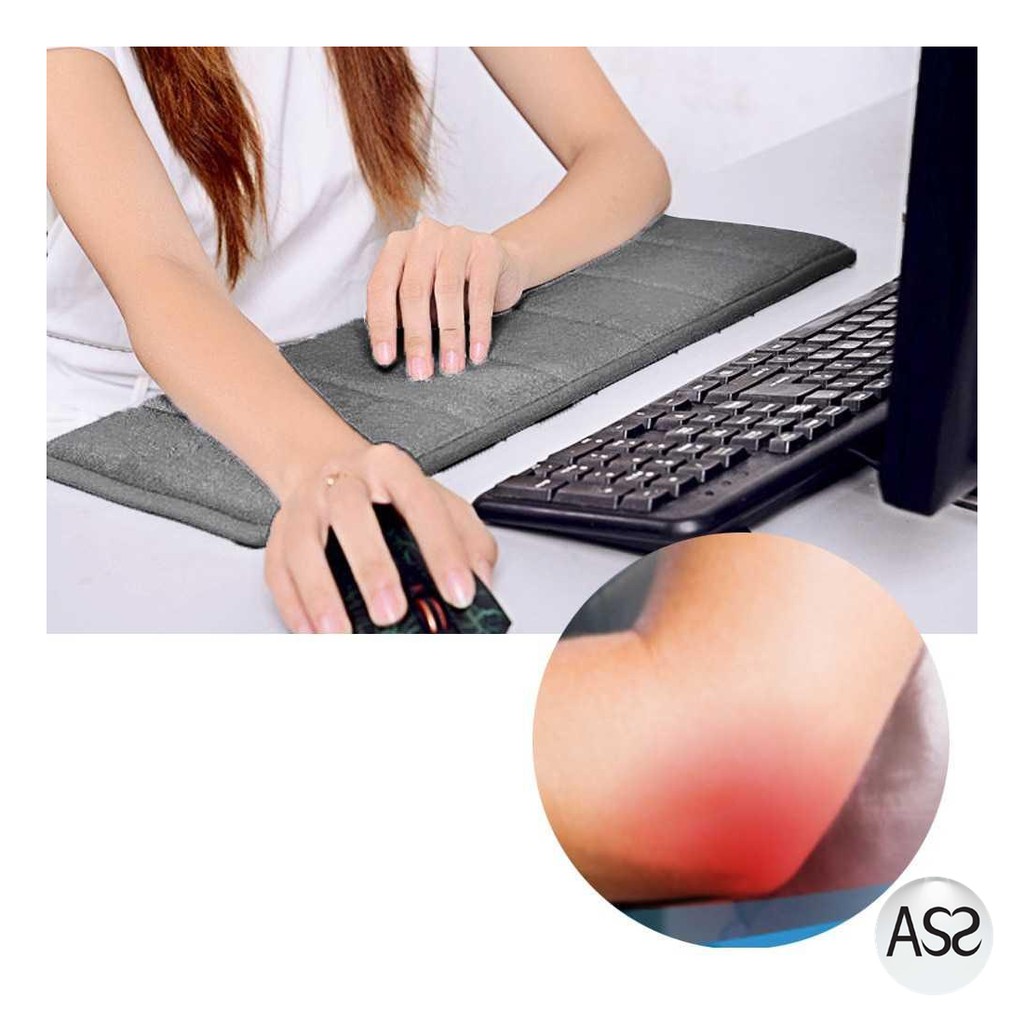 ASS Shop - Bantalan Pergelangan Tangan Keyboard Pad Ultra Memory Foam - 7HH300064