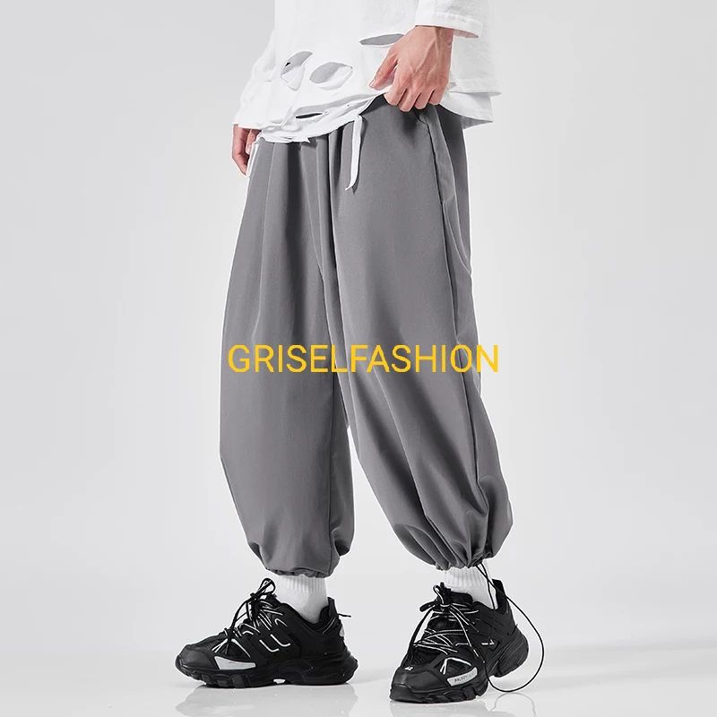 Celana Jogger Streetwear pria