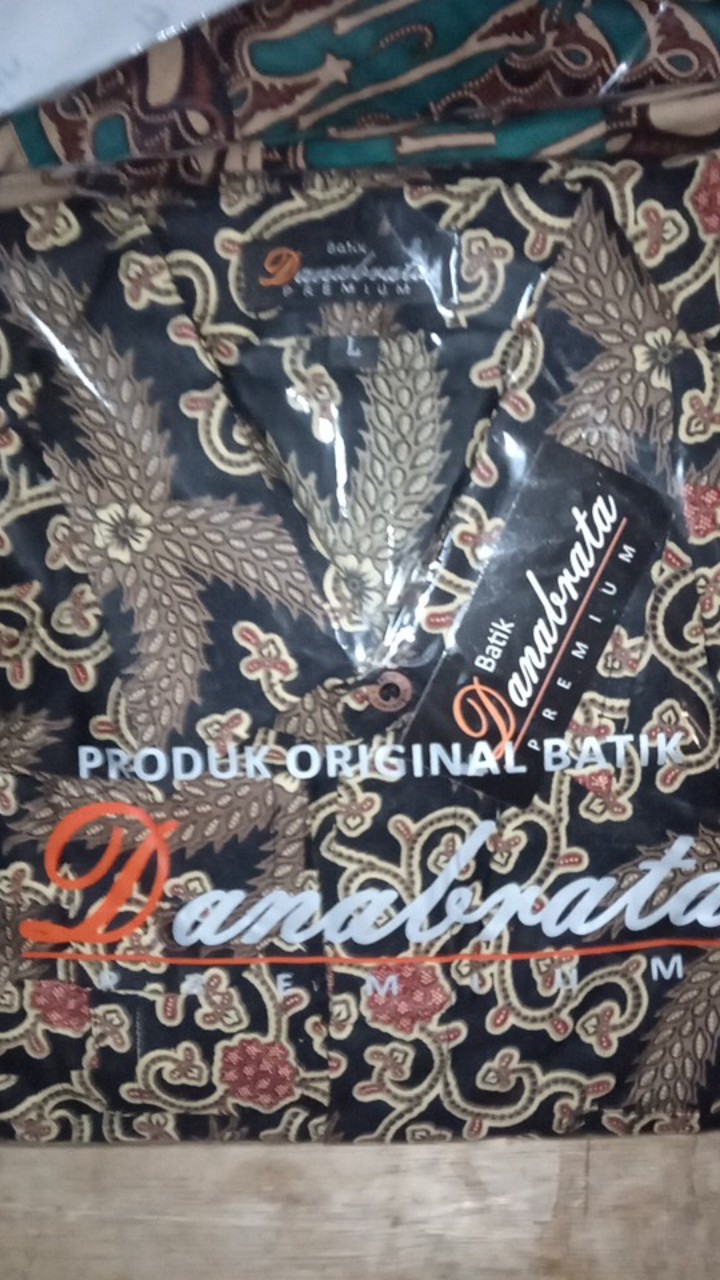 Danabrata Batik Lengan Panjang Kemeja Batik Pria Model Reguler Size M L Xl Xxl Katun Halus Motif