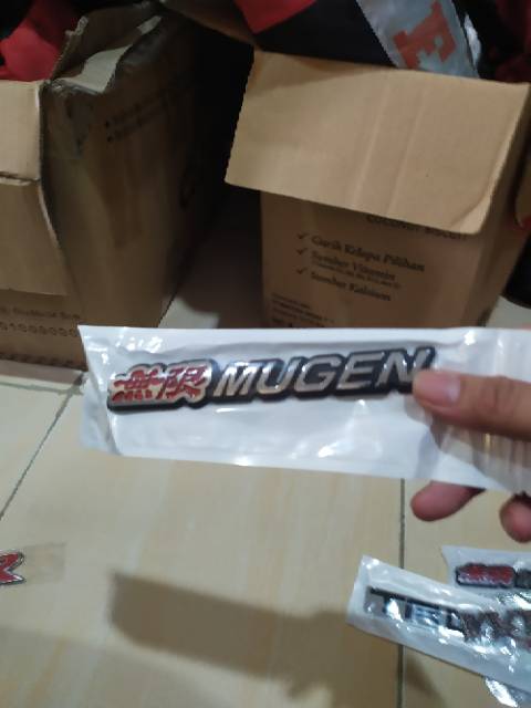 Emblem Logo Mobil TRD Sportivo MUGEN Type-R VVT-i RS Murah Berkualitas Chrome Asli