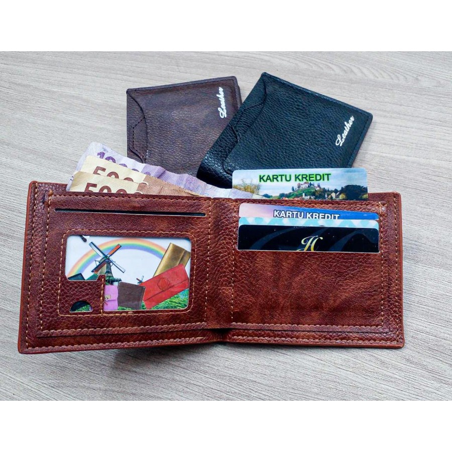 Dompet pria / dompet lipat model slim / dompet cowok Ekonomis