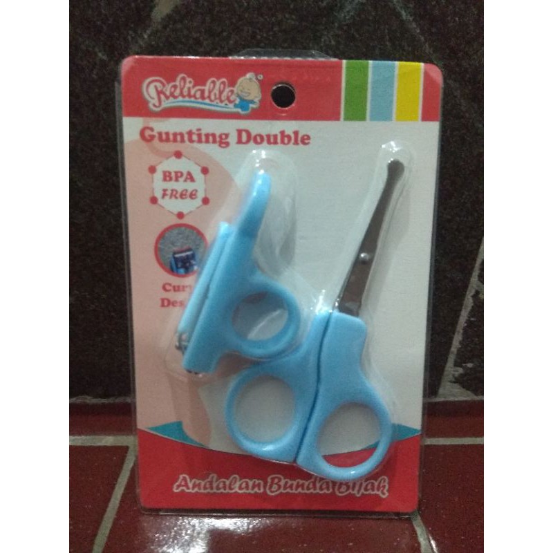 

Gunting kuku bayi Reliable / Gunting Double Reliable Baby Scissors