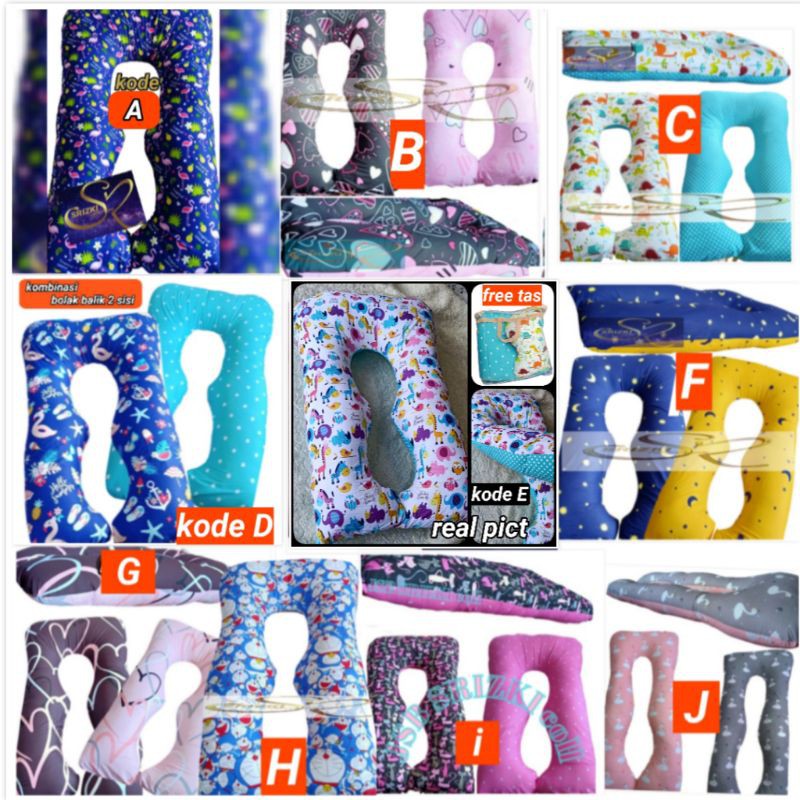 Bantal ibu hamil RESLETING terlaris 2 sisi motif tebal padat empuk dan nyaman ada ukuran jumbo premium free tas di link lainnya bisa kirim instan live