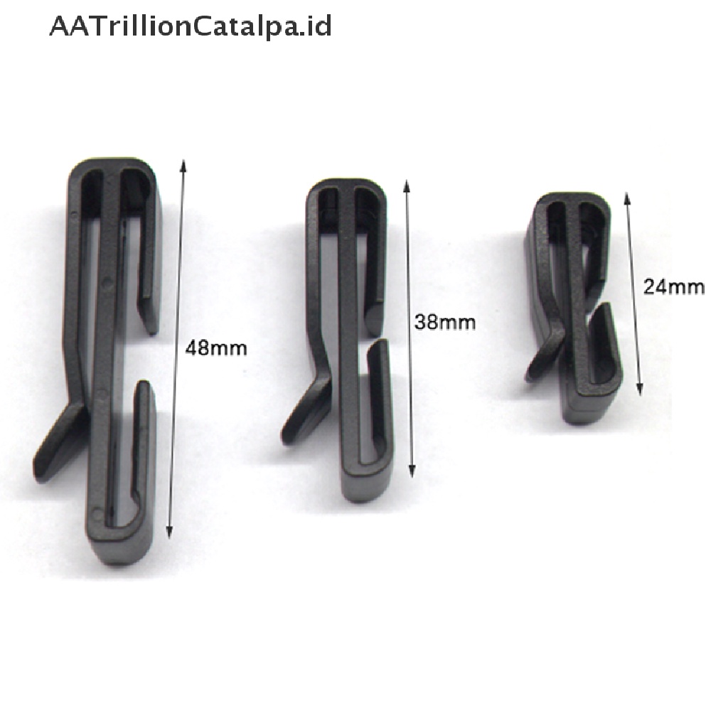 Aatrillioncatalpa 2pcs Gesper Webbing Adjustable Ukuran 24 / 38 / 48mm Untuk Outdoor