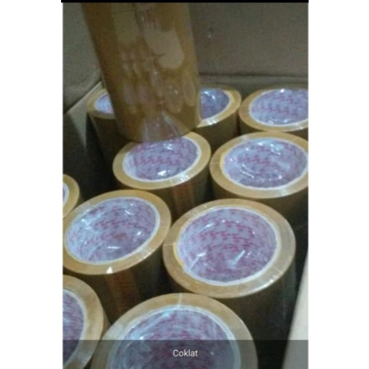 

Lakban coklat 90 yard banci