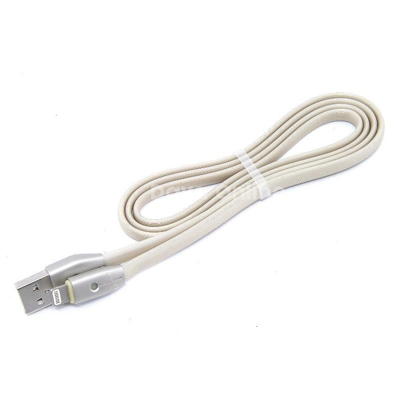 REMAX KABEL LIGHTNING USB/KABEL USB UNTUK IPHONE SERIES RC-043i WITH LAMPU LED INDIKATOR TERBARU - TEKNO KITA