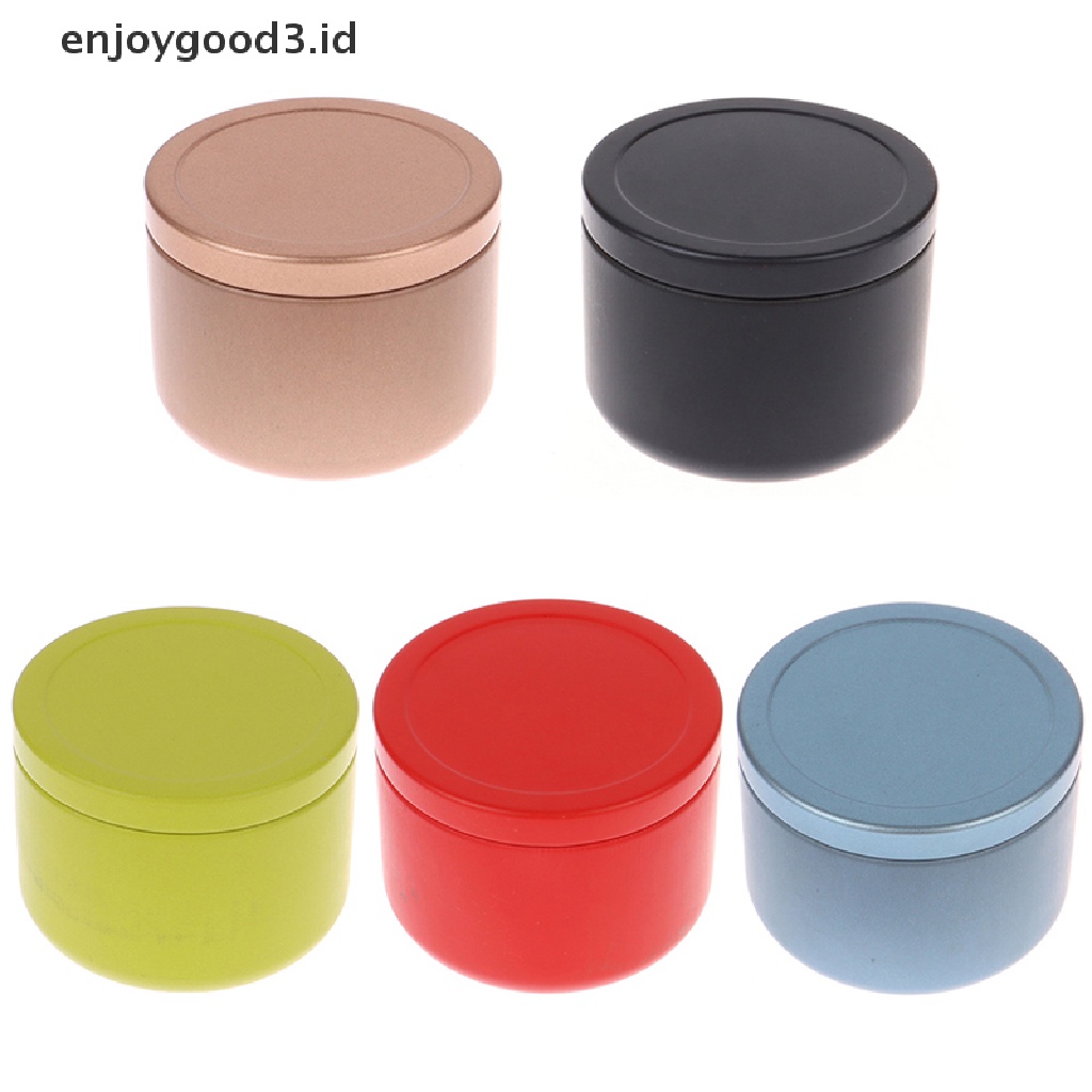 【Rready Stock】 Airtight Smell Proof Container Aluminum Herb Stash Jar Metal Sealed Can Tea Jar （ID）