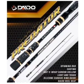 Joran DAIDO PREDATOR Spining/BC Bait Casting 198CM (FREE PACKING PIPA CARTOON)