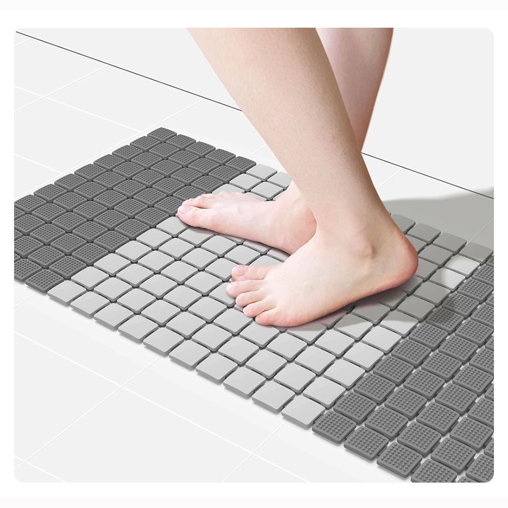 Xiaomi Mijia Qualitell Keset Kamar Mandi Premium Anti-slip Size S - Gray