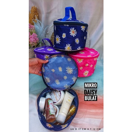 POUCH MIKRO BUNGA/TAS KOSMETIK/TAS SERBAGUNA/TAS MAKE UP/TAS Souvenir