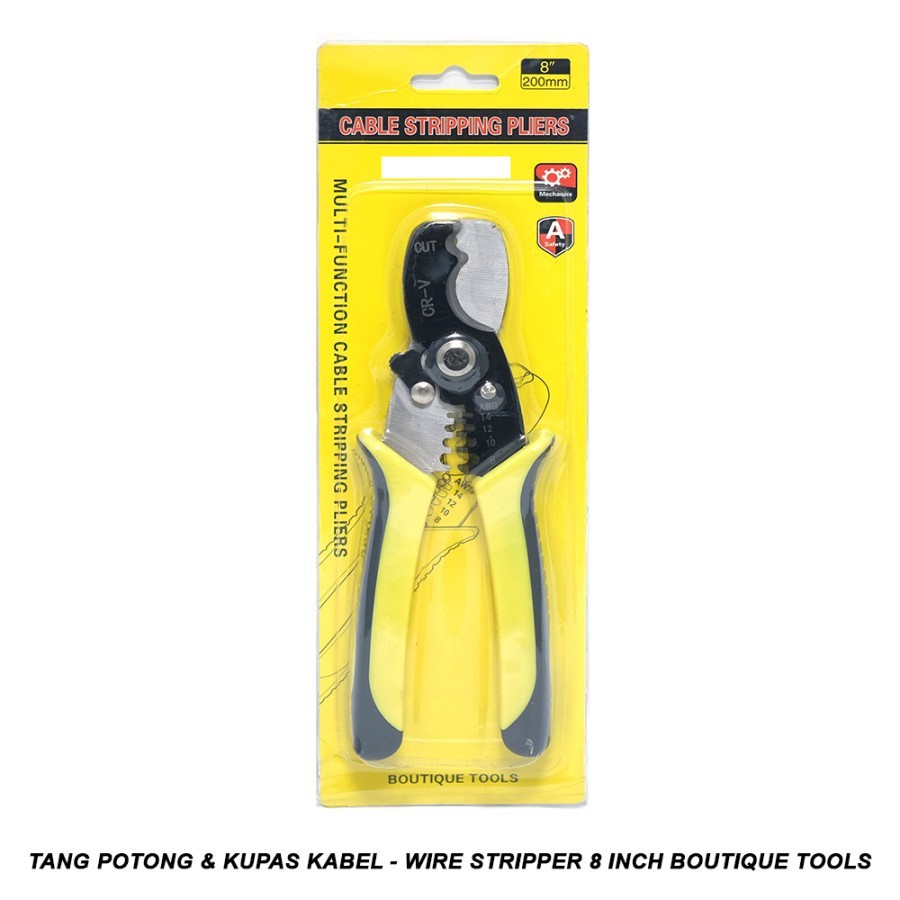 Tang Potong &amp; Kupas Kabel - Wire Stripper 8 Inch