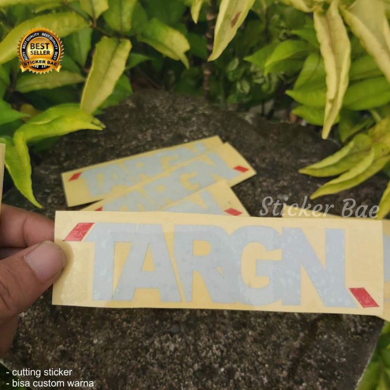 stiker TARGN sticker helm cutting