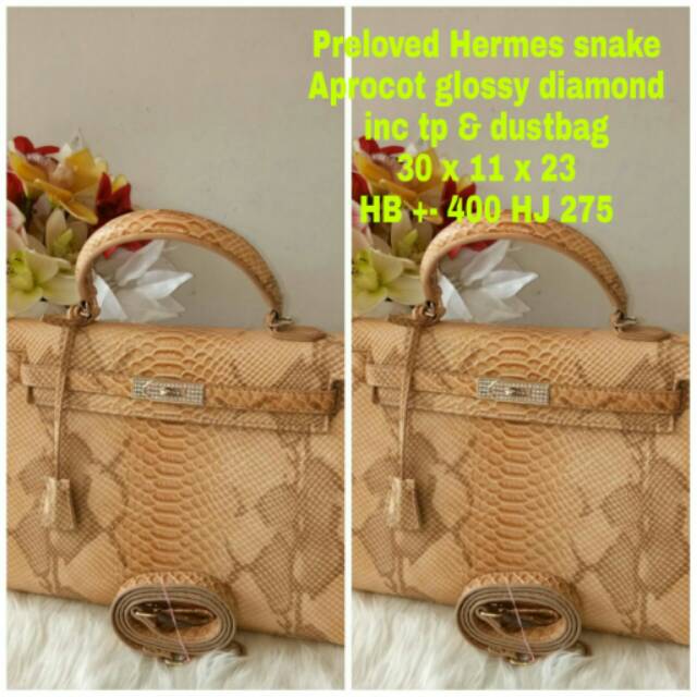 Preloved Bag : Hermes snake