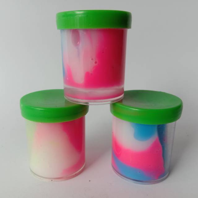 Mainan Slime Murah Rainbow 1 Pcs