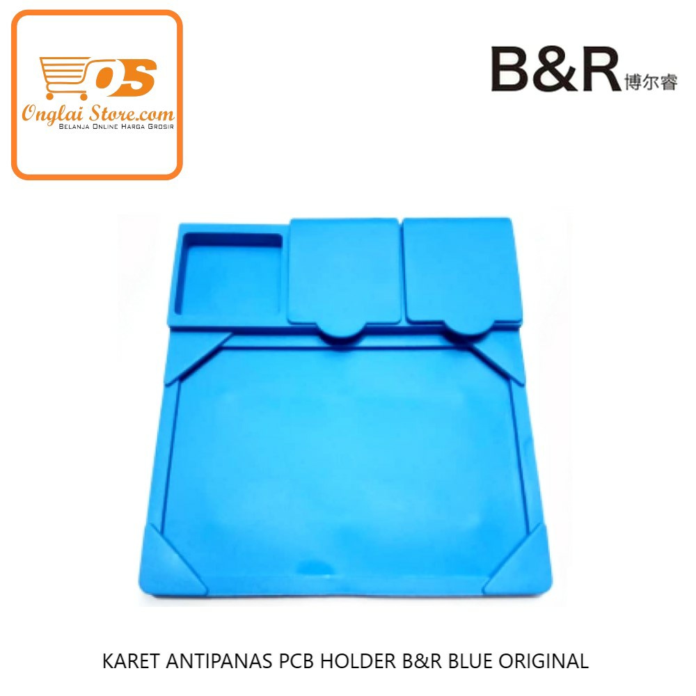 KARET ANTIPANAS PCB HOLDER B&R BLUE ORIGINAL