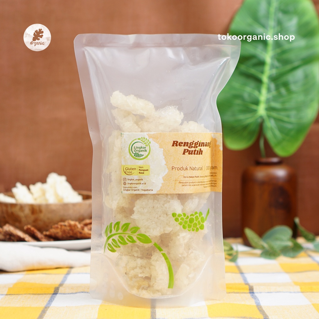 

Rengginang Putih 300gr - Lingkar Organik