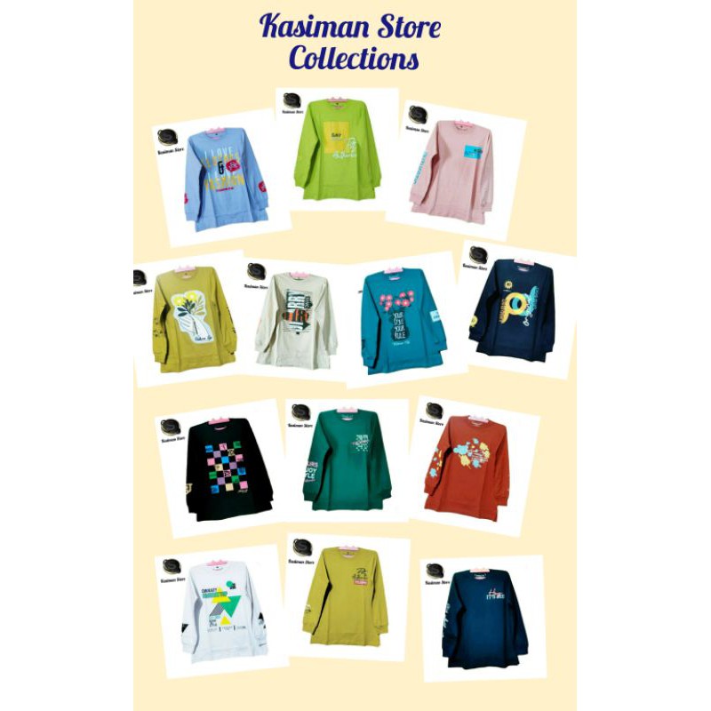 kaos lengan panjan murah/Dinary fhasion top hijab