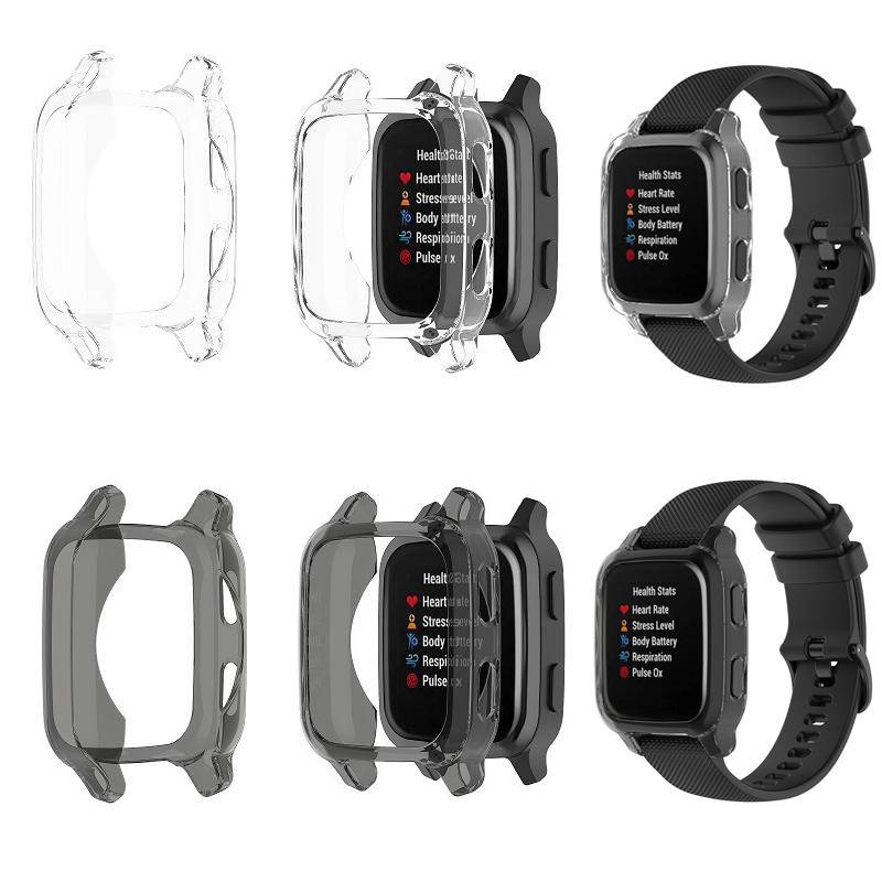 Cover Pelindung Layar Smartwatch Garmin Venu Sq Bahan Tpu Transparan