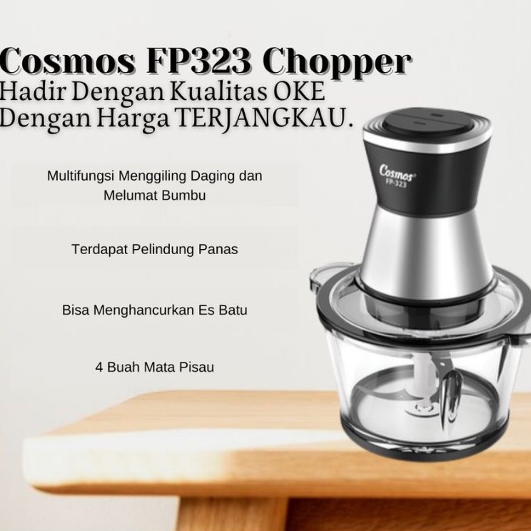 Food Processor Chopper FP-32 Penggiling Daging COSMOS FP-32