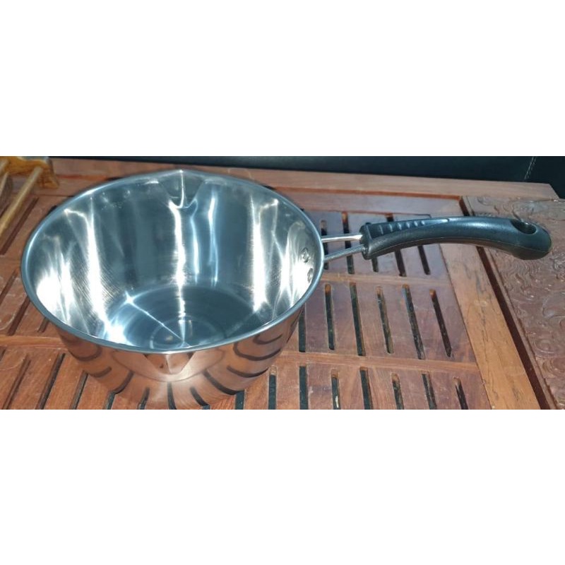 PANCI SUSU STAINLESS/PANCI MASAK /PANCI REBUS UK 18,20cm