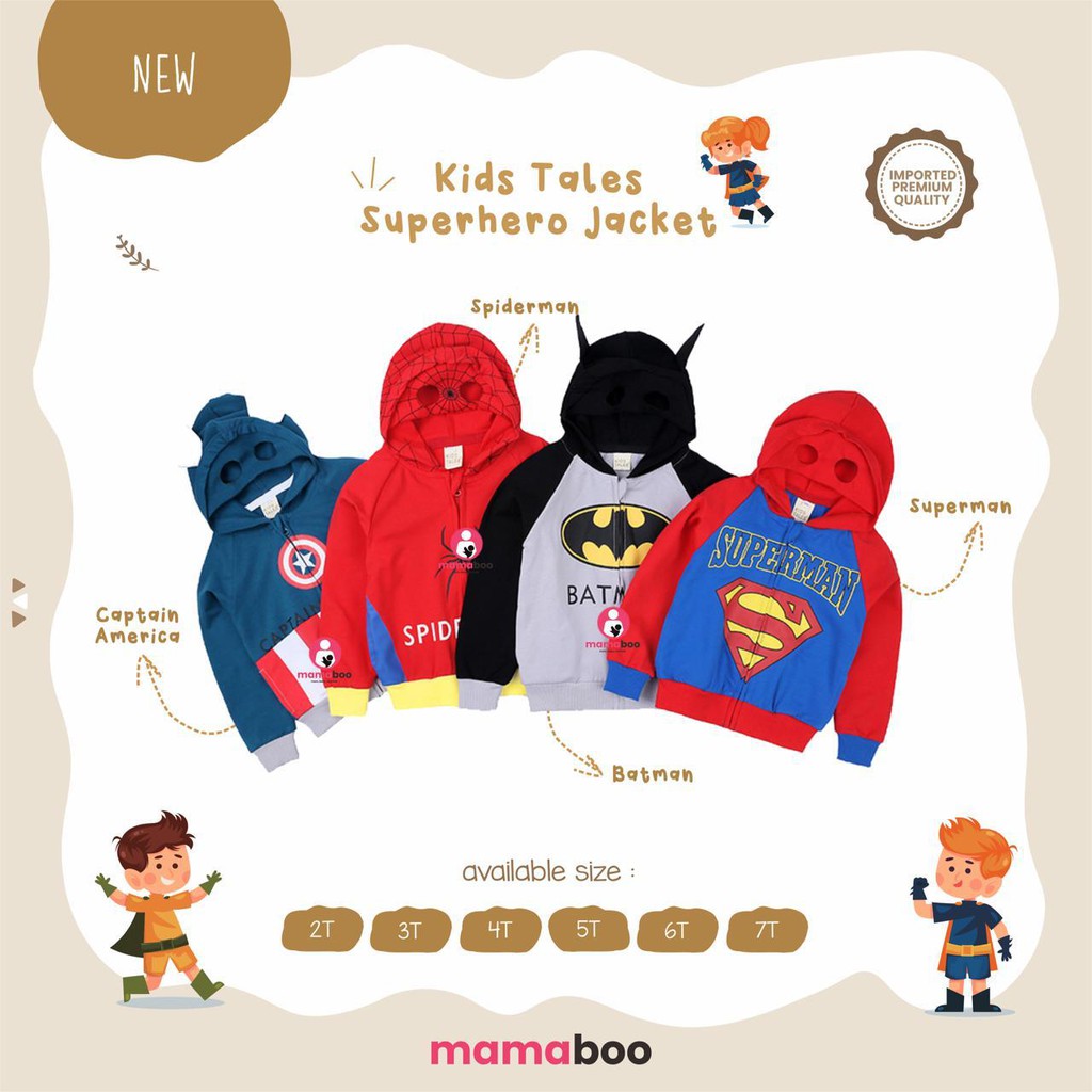 Kidstales Superhero Jackets