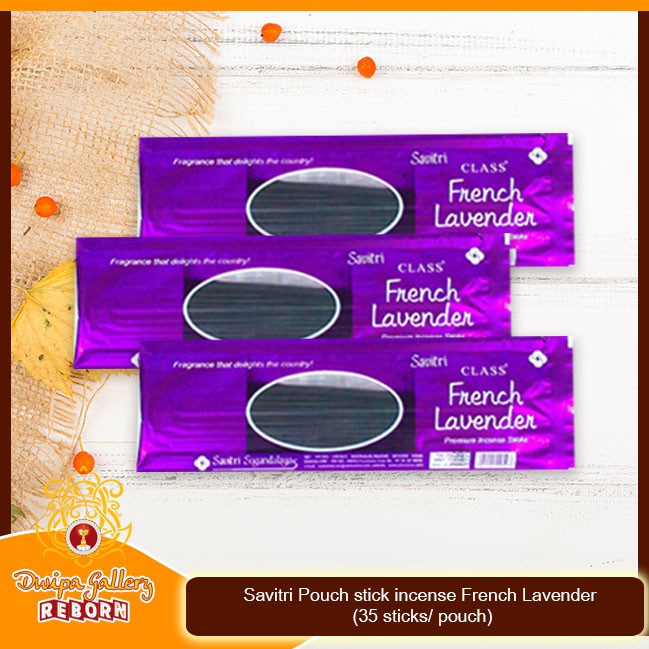 Dupa/Hio Wangi harum India Savitri Pouch Stick Incense French Lavender