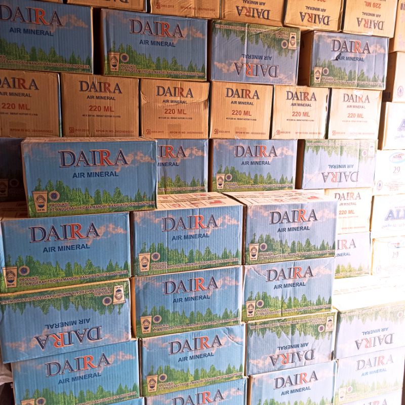 

DAIRA Air Mineral gelas ( 48 cup @ 220 ml )