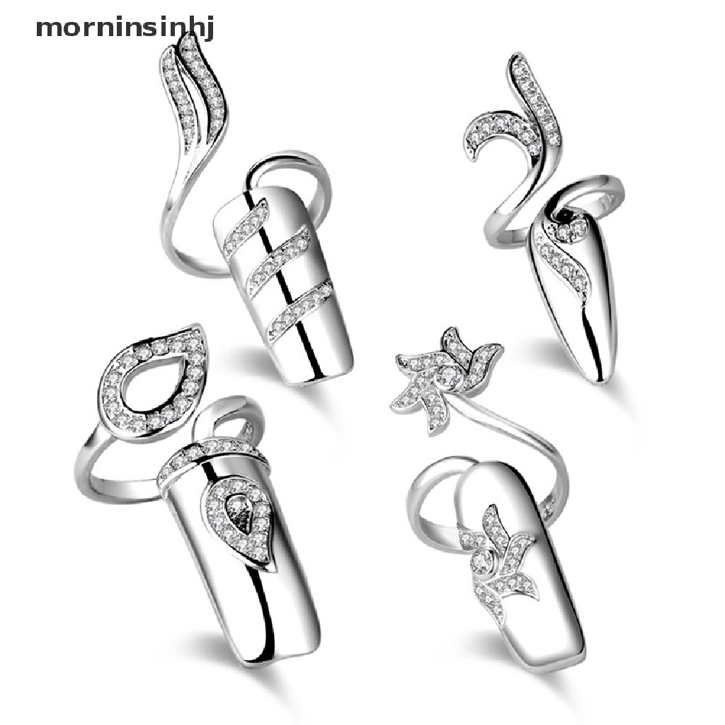 Mornin Set Cincin Kuku Lapis Silver Untuk Pesta