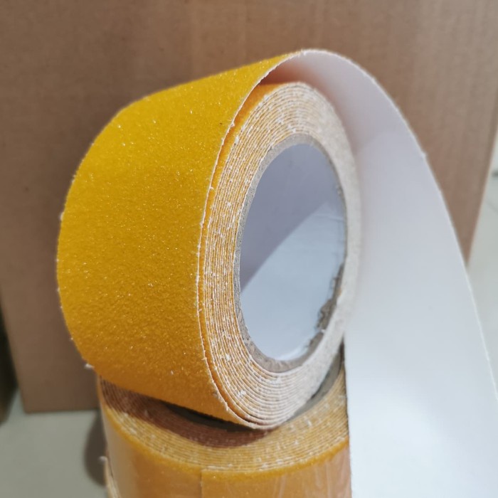 

Berkualitas Lakban Lantai - Anti Slip Yellow - Safety Walk Tangga 5Cm Trendi