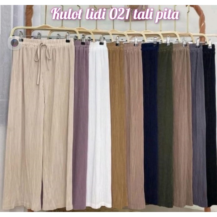 NEW 021 CELANA KULOT PLISKET TALI TERBARU // CELANA KULOT PLISKET TALI LIDI // CELANA KULOT PLISKET TALI WANITA