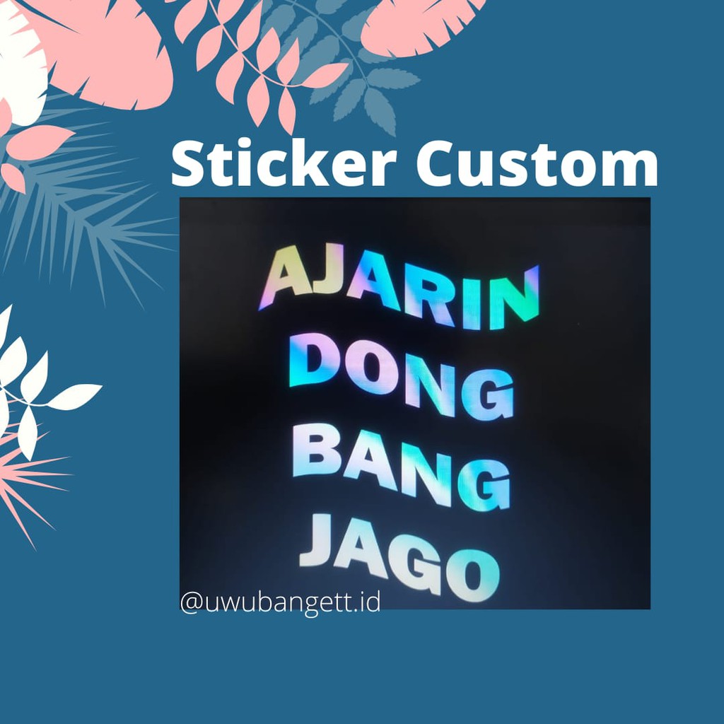 

sticker ajarin dong bang jago cutting