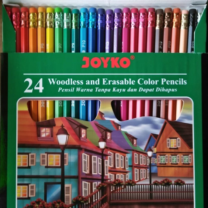 

Murah Pensil Warna + Apusan 24 Warna Joyko Terlaris